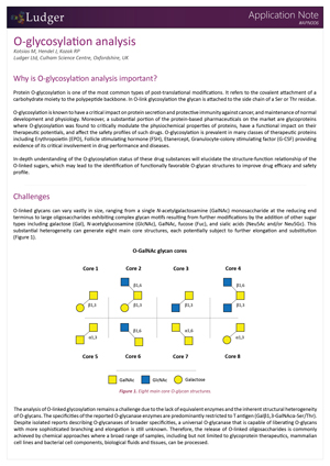 Ludger Application Note - O-glycosylation Analysis